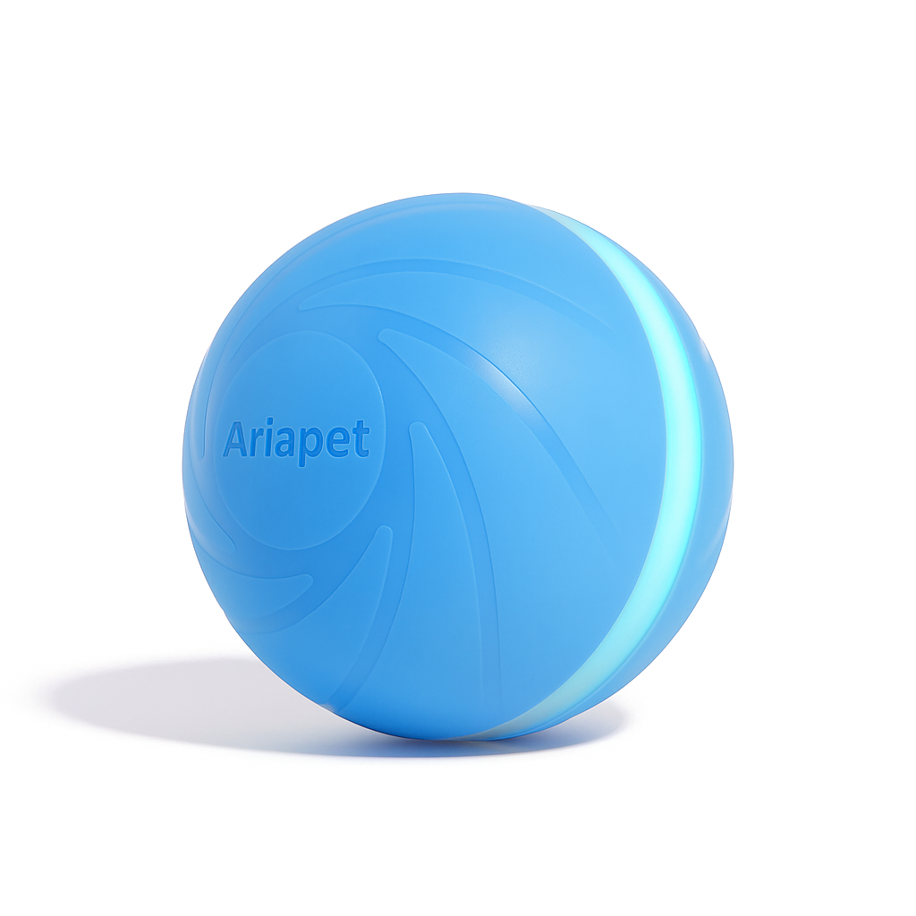 Pet Toy Ball Automatic Moving Dog Toy Ball Smart USB Jumping Rotating Interactive Dog Chew Toy Ball for Puppy Ball Toy